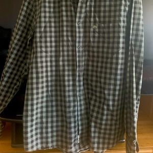 A Lacoste man shirt like new , longe sleeve, modern fit,